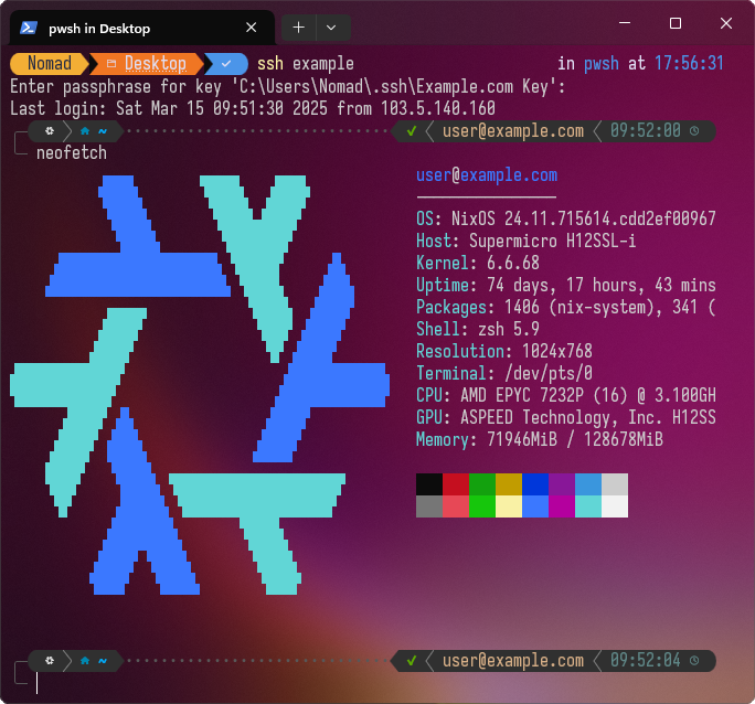 OpenSSH Connection in Windows Terminal